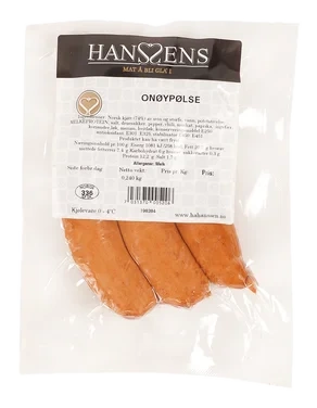 Onøypølse 240g Hanssens
