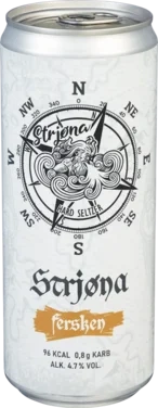 Strjøna Hard seltzer Fersken 0.33 4.5%