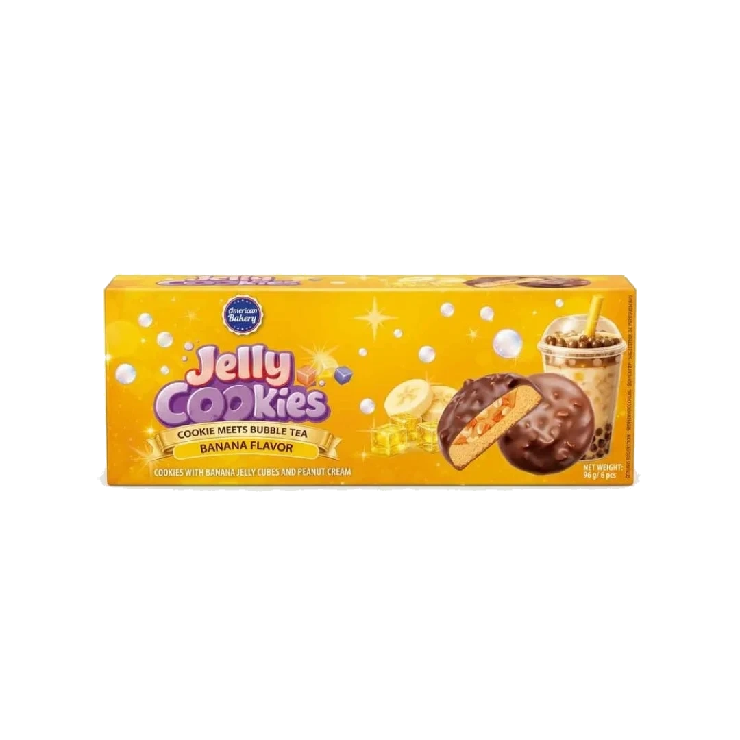American Bakery Jelly Cookies Banana 96 g