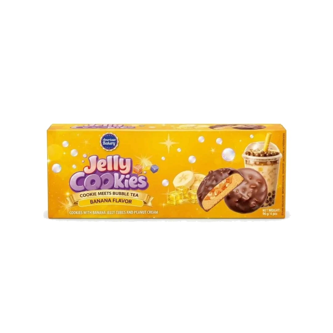 American Bakery Jelly Cookies Banana 96 g