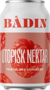 Utopisk Nektar Bringebær 033l bx Bådin