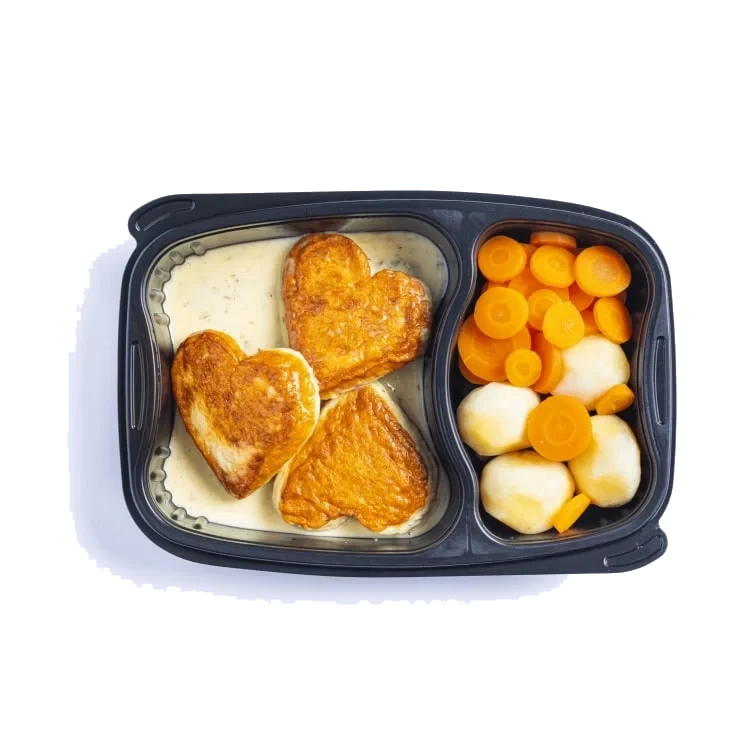 Fiskekaker Varm Middag m/Tilbehør