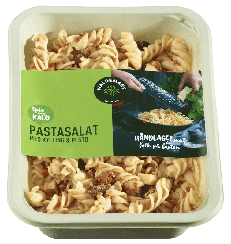 Waldemars Pastasalat Kylling & Pesto 350g