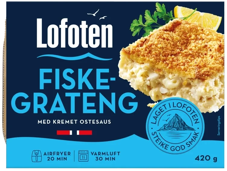 Fiskegrateng 420g Frys Lofoten
