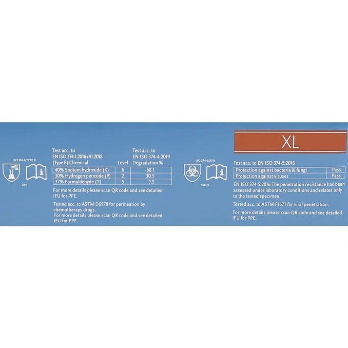 Nitrilhandskar Blå XL 100-pack