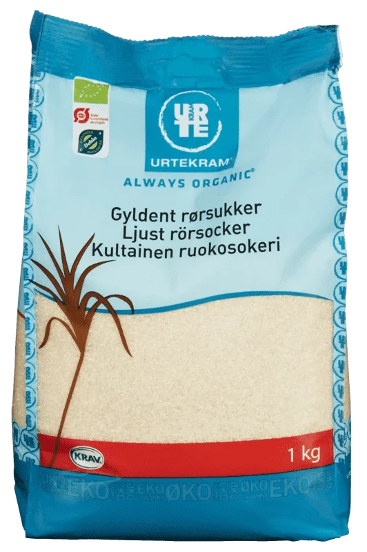 Urtekram Gyllent Rørsukker Økologisk 1kg