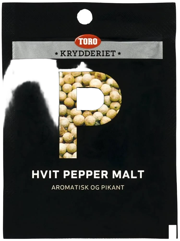 Hvit pepper Malt, 13 g