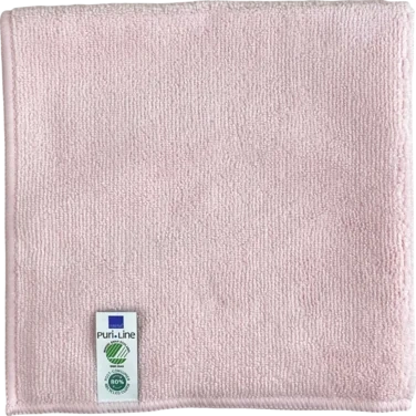 Rengjøringsklut, Abena Puri-line Basic, 40x40cm, Rød, Mikrofiber
