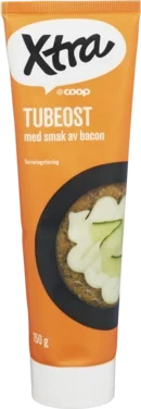 Tubeost med Smak av Bacon 150g Xtra