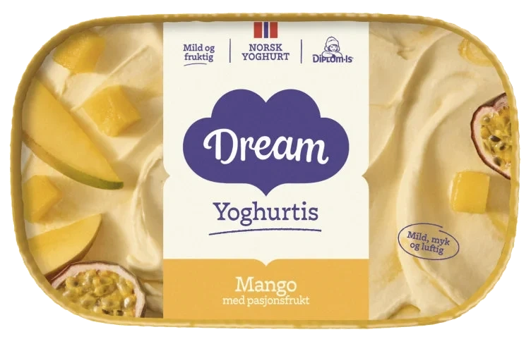 Dream Yoghurtis Mango&Pasjon 640ml Diplom-Is
