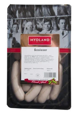 Sosisser 400g Mydland
