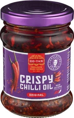 Crispy Chili i Olje 190g Go-Tan