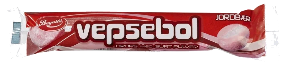 Vepsebol Jordbær