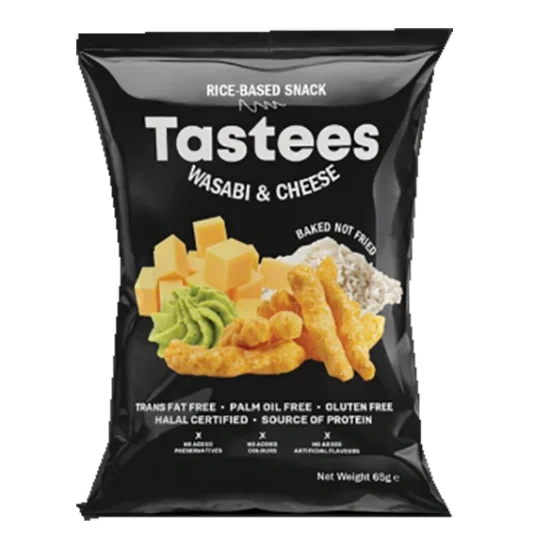Tastees Wasabi & Cheese 65g