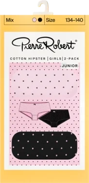 Cotton Hipster Kids Jr X2 Black Pink 146-152