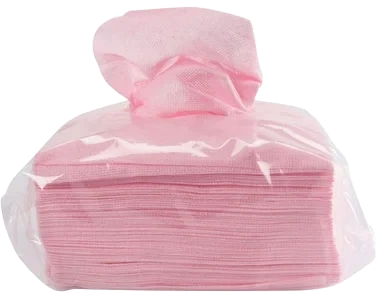 Rengjøringsklut, Fargekodet, Rød, 40x30cm, 50 Stk Per Pakke, Polyester, Viskose