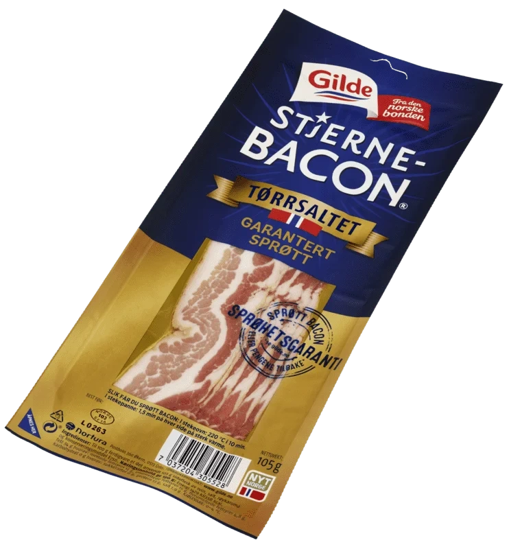 Stjernebacon Tørrsaltet 105g Enh