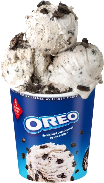 Oreo Fløteis 450ml Hennig-Olsen