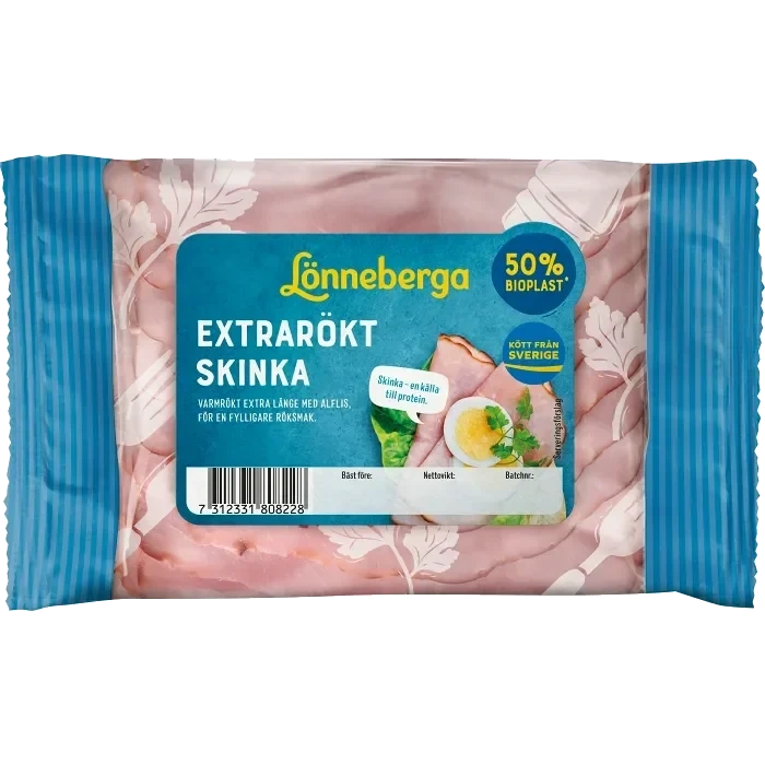 Skinka Extrarökt 120g Lönneberga