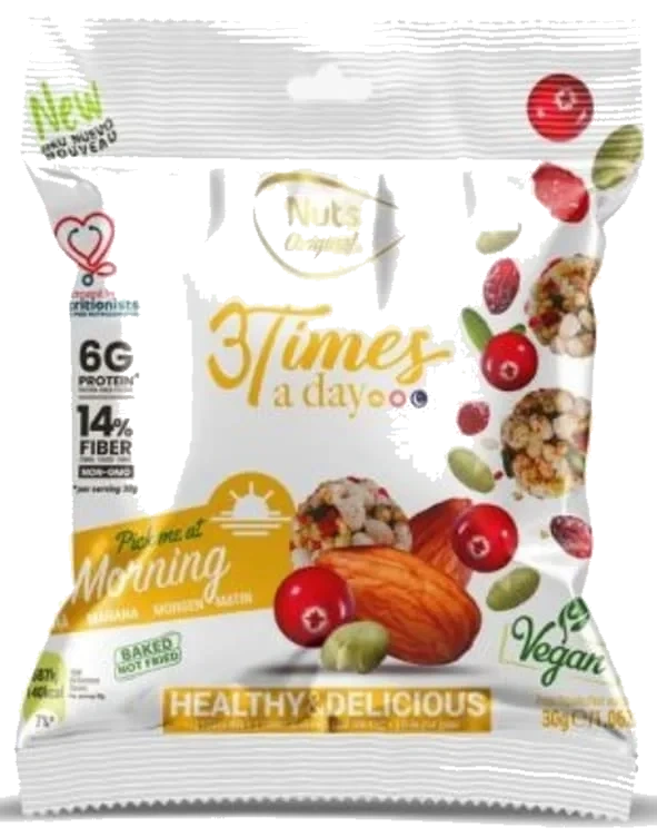 Nøtte Snacks Morning 30g Nuts Original