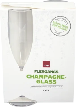 Champagneglass 2stk 17cl