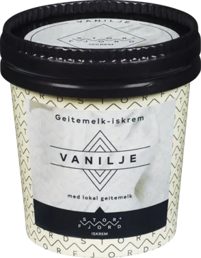 Ekte Vanilje 140ml Storfjord Iskrem