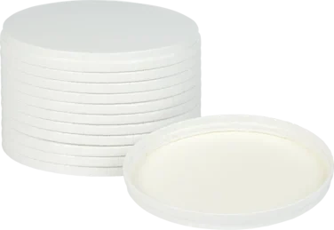 Lokk Coppa Pap/pla250/350ml Hvit