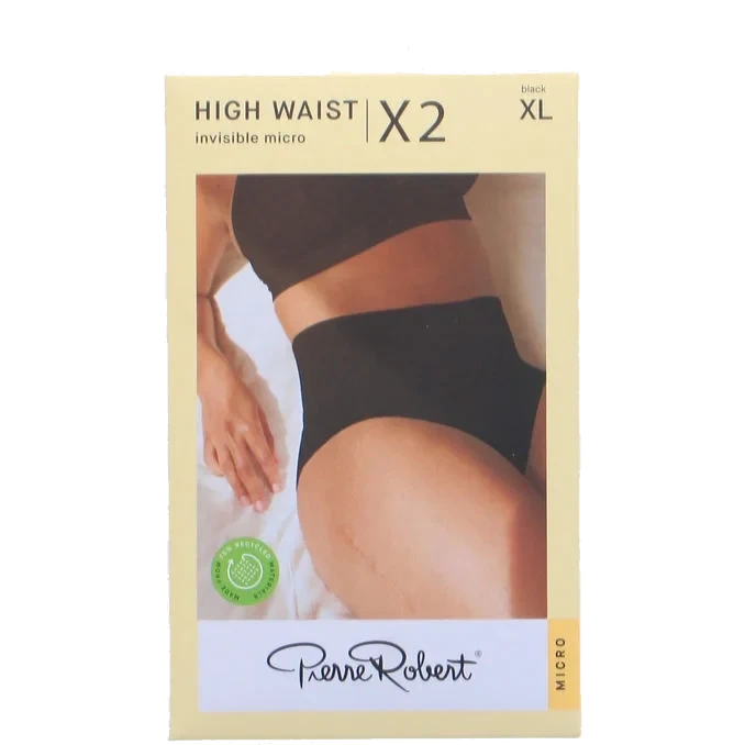 Trosor Invisible High Waist Svart Stl. XL 2-pack