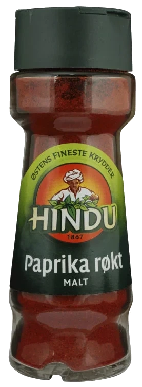 Paprika Røkt Glass Hindu