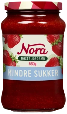 Stabburet Moste Jordbær Mindre Sukker 530g