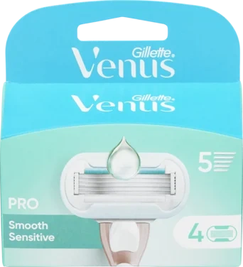 Venus Barberblad Pro Smooth Sens 4stk Gillette