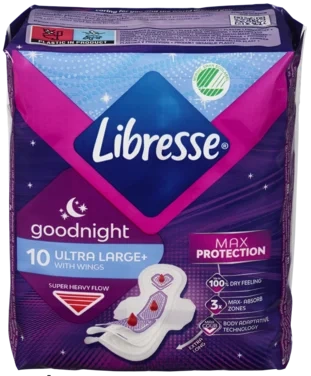Libresse Goodnight Wing Bind 10stk