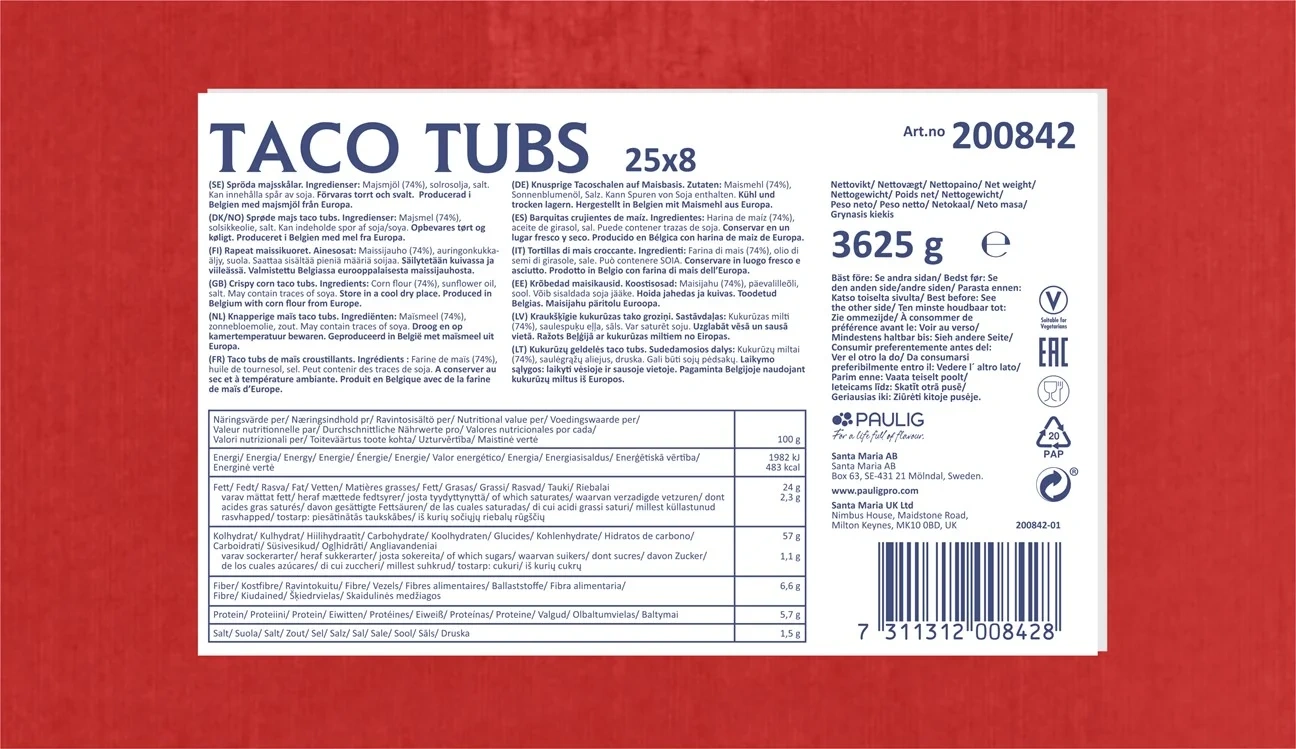 Taco Tubs