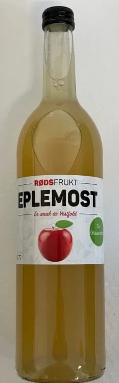 Eplemost Gul Gravenstein 0,75l Rødsfrukt