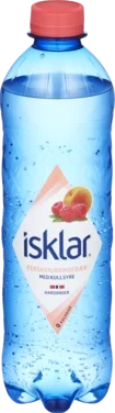 Isklar Sparkling Fersken&Bringebær 0,5l