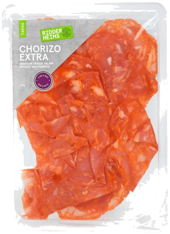 Ridderheims Valent Chorizo Extra Plukk&Miks 40g
