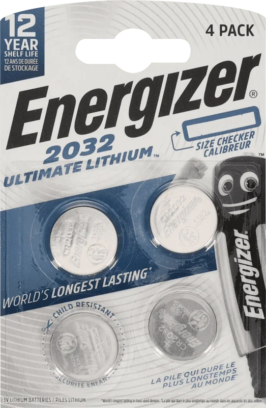 Energizer® CR2032 Lithium Perfomance batterier
