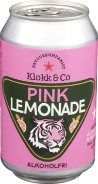 Pink Lemonade 0,33l boks Klokk&Co