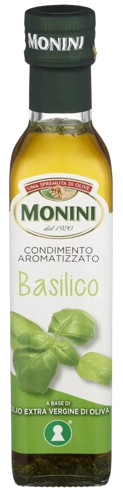 Monini Ekstra Jomfru Olivenolje Basilikum 6x250ml