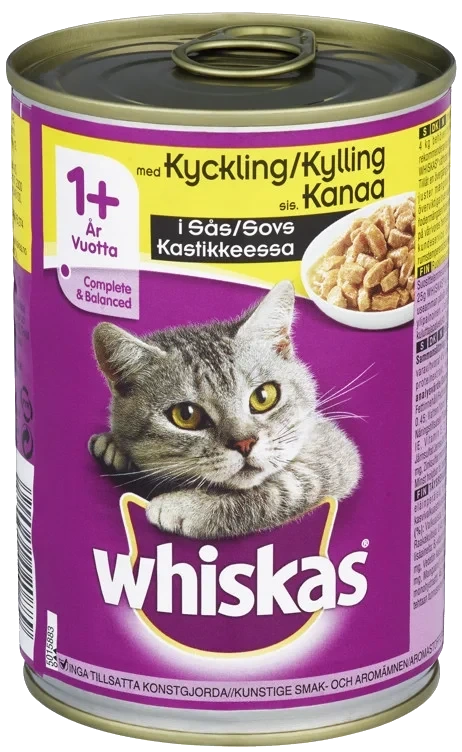 Whiskas Kattemat m. Kylling i Saus 400g