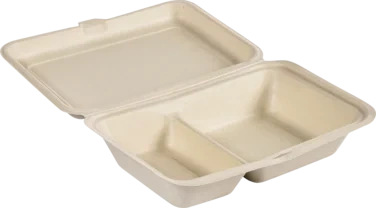 Varmmatboks 2rom 470/300ml Fiber 50stk