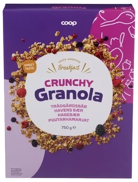 Granola, Crunchy Garden Fruits