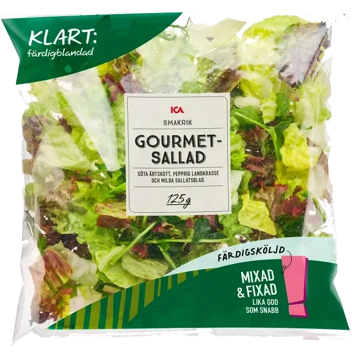 Gourmetsallad 125g ICA Klass 1