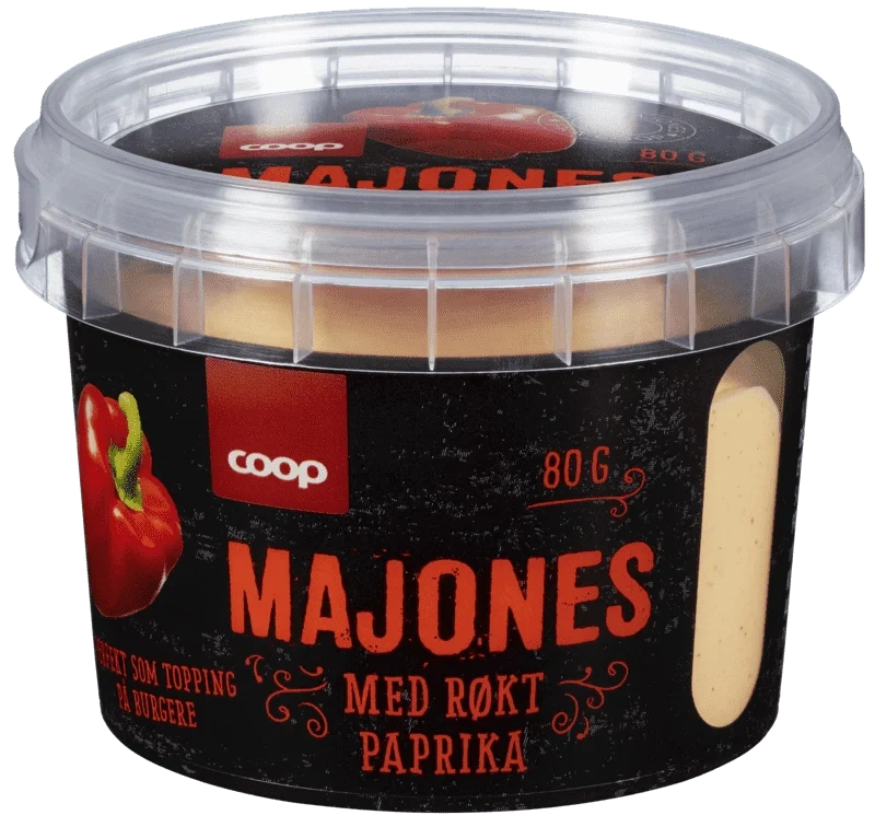 Majones med Røkt Paprika Coop 80g