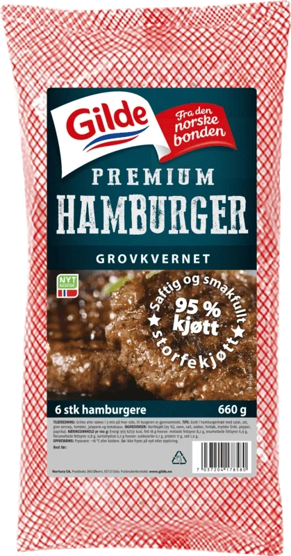 Gilde Premium Burger 660g