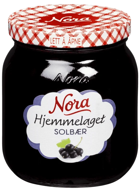 Solbærsyltetøy Hj l 400g Nora