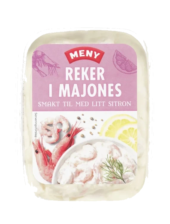 Reker i Majones 200g Meny