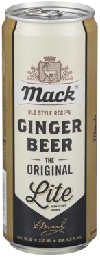Mack Ginger Beer Lite 0,33l boks