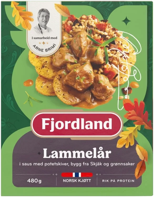 Lammelår Brimis 480g Fjordland