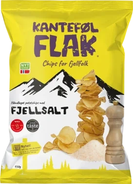Kantefølflak Fjellsalt 150g
